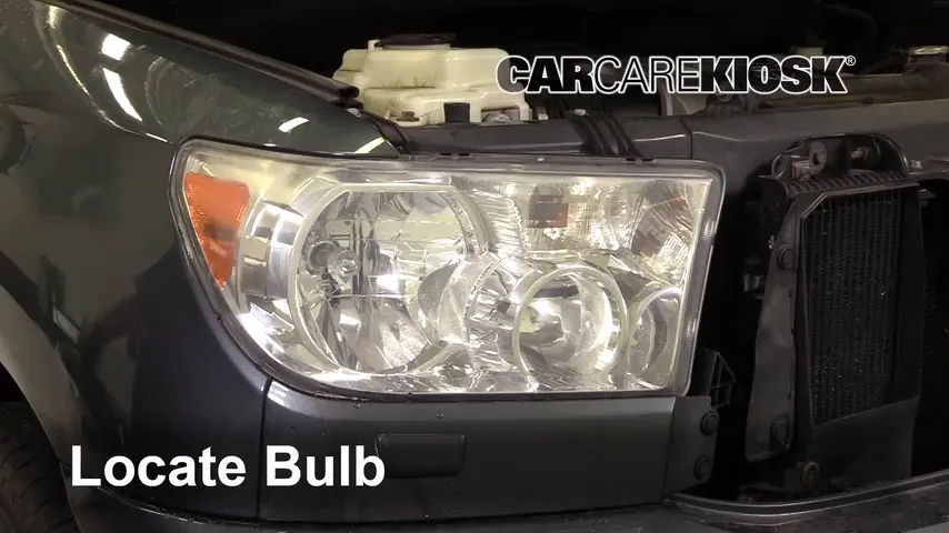 2008 Toyota Sequoia Limited 5.7L V8 Lights Headlight (replace bulb)